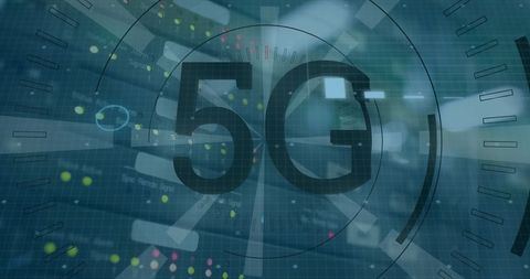 5G Technology with Digital Interface and Connection Networks - Download Free Stock Images Pikwizard.com