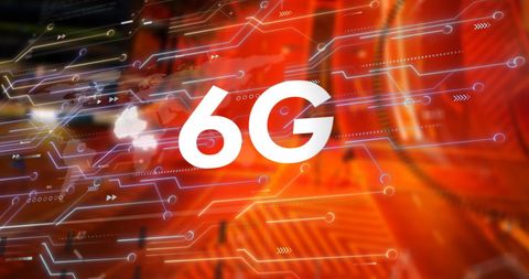 6G Technology and Global Networking Concept with Digital Data