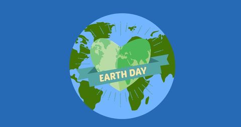 Heart-Shaped Earth Implements Global Environment Awareness - Download Free Stock Images Pikwizard.com