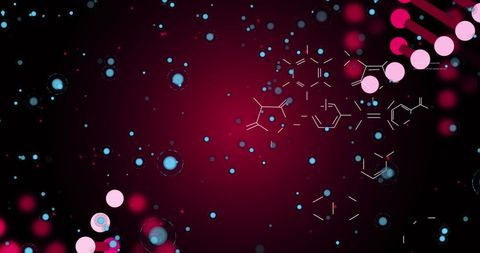 Futuristic DNA and Molecular Structures on Digital Interface - Download Free Stock Images Pikwizard.com