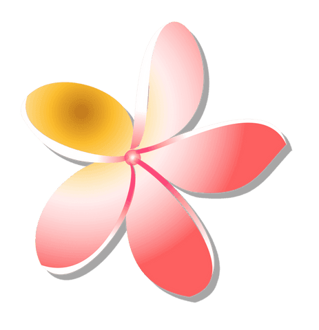 vibrant gradient flower illustration on transparent background - Download Free Stock Videos Pikwizard.com