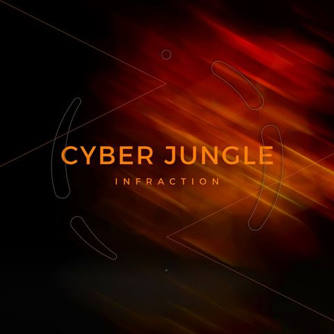 vibrant cyber jungle infraction illustration - Download Free Stock Templates Pikwizard.com
