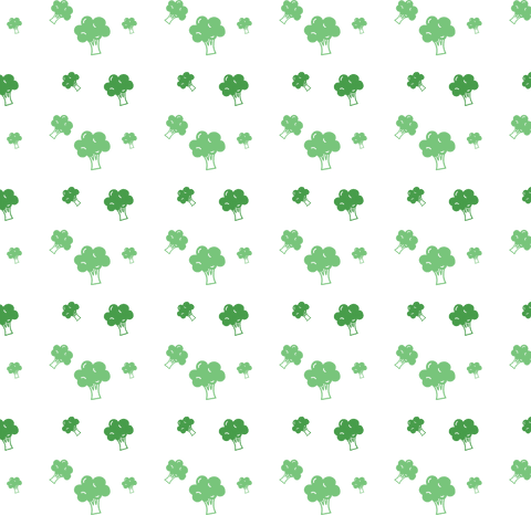 Organic Fresh Broccoli Seamless Pattern Transparent Background - Download Free Stock Videos Pikwizard.com