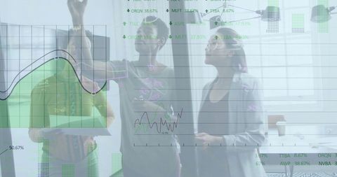 Financial Analysis Presentation with Diverse Business Team