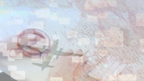 Navigating Global Travel with Modern Technology Symbolism