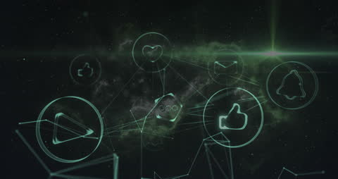 Digital Social Connections Networking in Cosmic Space