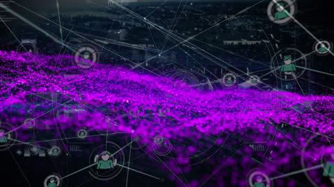 Abstract Digital Network with Connections and Data Flow