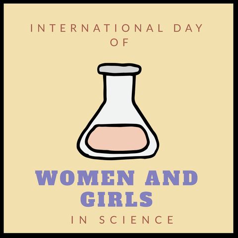 celebrating international day of women and girls in science with science symbol - Download Free Stock Templates Pikwizard.com