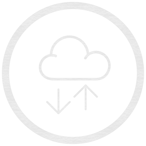 transparent cloud network symbol in circle vector illustration - Download Free Stock Videos Pikwizard.com