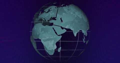 Digital World Globe with Abstract Technology Forms - Download Free Stock Images Pikwizard.com