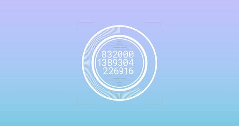 futuristic data processing interface with circular graphics - Download Free Stock Images Pikwizard.com