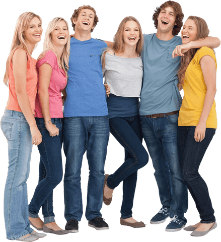 transparent group of friends laughing together - Download Free Stock Videos Pikwizard.com