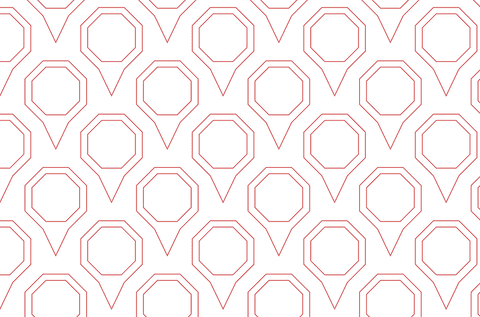 Red Outline GPS Pin Pattern on Transparent Background - Download Free Stock Videos Pikwizard.com