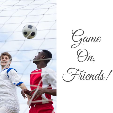 Diverse Football Players Competing with Enthusiastic Team Spirit