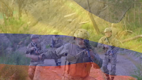 CSI Armed Forces Reacting in Treacherous Mountain Terrain