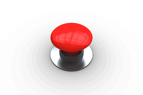red shiny 3d button on transparent background - Download Free Stock Videos Pikwizard.com