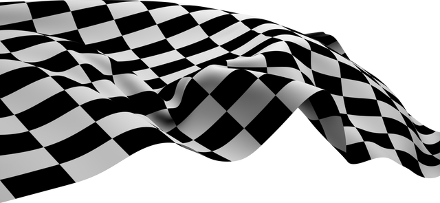 Transparent Black and White Checkered Racing Flag Waving - Download Free Stock Videos Pikwizard.com