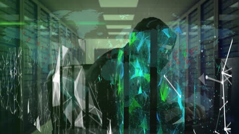 Cybercrime Depiction in Data Center with Holographic Overlay