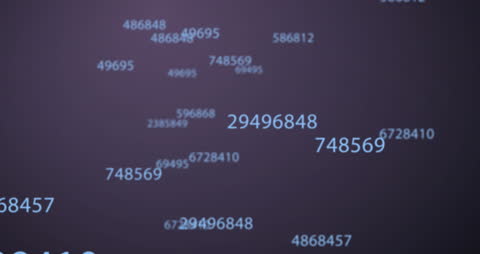 Digital Numbers on Black Display Symbolizing Data Technology