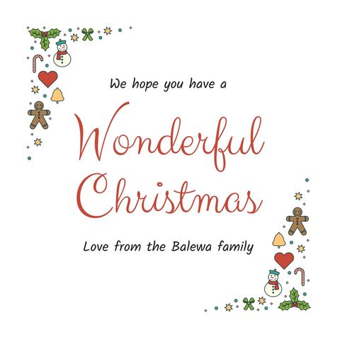 Festive Christmas Card with Cheerful Holiday Doodles - Download Free Stock Templates Pikwizard.com