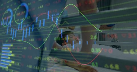 Healthcare Professional Analyzing Patient Data in Pediatric Ward