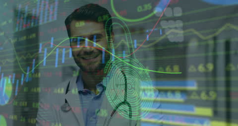 Doctor Overlapping with Data Processing and Biometric Graphic