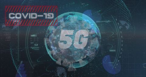 Conceptual Blending of 5G Technology and Global Pandemic Impact - Download Free Stock Images Pikwizard.com
