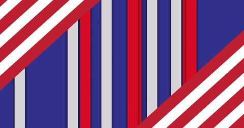 Dynamic Abstract Geometric Pattern with Red, White, and Blue Stripes - Download Free Stock Images Pikwizard.com