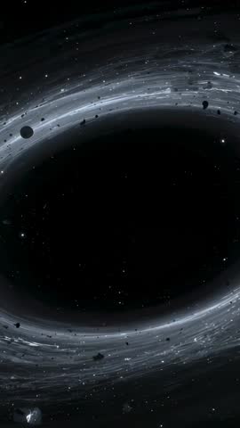 Spinning Black Hole Lensing Light Shearing Accretion Disk with Debris Torus Vertical Cosmic Video