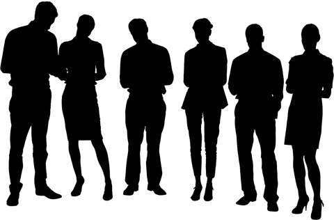 Transparent Silhouette of Diverse Business Team - Download Free Stock Videos Pikwizard.com