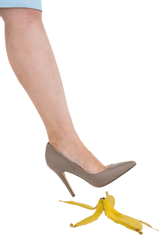 businesswoman in heels near banana peel transparent background - Download Free Stock Videos Pikwizard.com
