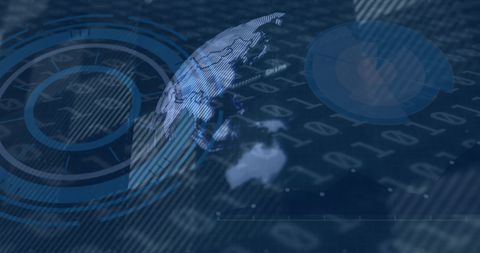 Futuristic Global Data Analysis with Digital World Map - Download Free Stock Images Pikwizard.com
