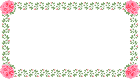 transparent pixel art floral border with pink roses - Download Free Stock Videos Pikwizard.com