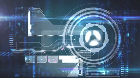 Futuristic Digital Interface with Global Tech Concept