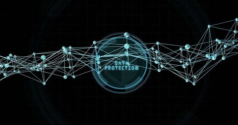 Digital DNA Strand With Data Protection Concept - Download Free Stock Images Pikwizard.com