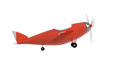 red airplane illustration on transparent background for air transport design - Download Free Stock Videos Pikwizard.com
