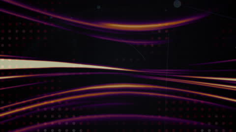 Abstract Light Trails and Digital Dots for Modern Technology