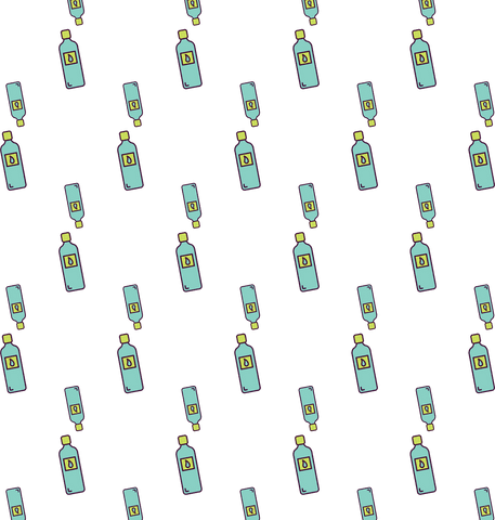 seamless pattern of green bottles on transparent background - Download Free Stock Videos Pikwizard.com