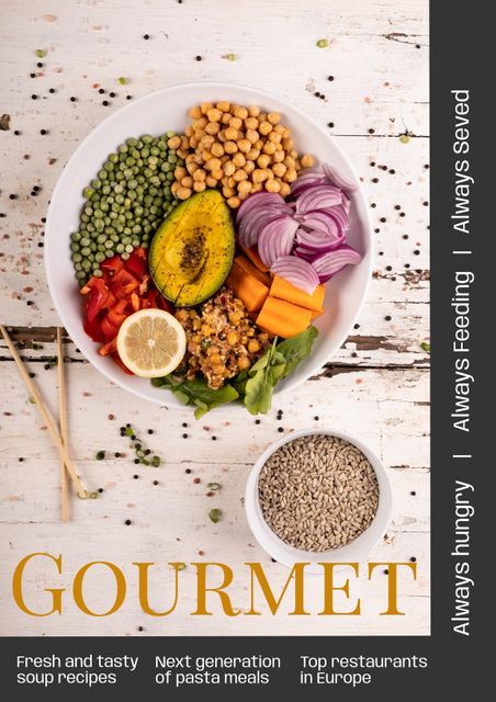 Perfect for healthy eating, diet plans, and culinary blogs. Ideal for restaurants, nutritionists' websites, and meal planning visuals.