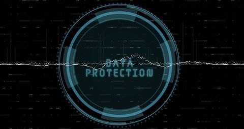 Digital Data Protection Concept with Futuristic Scope - Download Free Stock Images Pikwizard.com