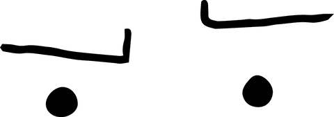 Close-up of intense angry eyes on transparent background