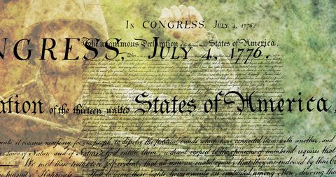Revolutionary War Soldier Over Historic Document with Text Overlay - Download Free Stock Images Pikwizard.com