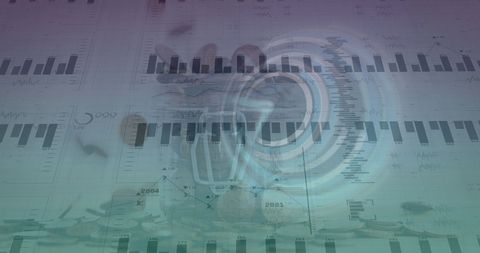 Fintech Concept: Digital Time Management with Financial Data - Download Free Stock Images Pikwizard.com