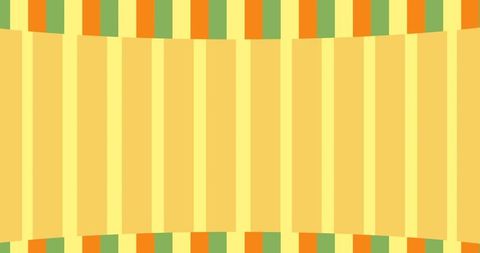 Colorful Striped Pattern with Yellow Background