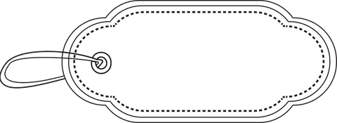 Blank Non-Rectangular White Tag on Transparent Background - Download Free Stock Videos Pikwizard.com