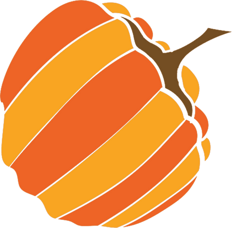 transparent striped pumpkin illustration for seasonal design - Download Free Stock Videos Pikwizard.com