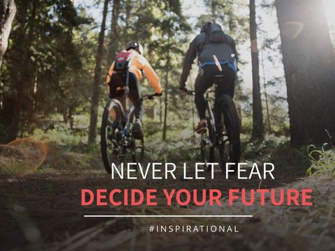 adventure ride through forest encouraging fearless future - Download Free Stock Templates Pikwizard.com