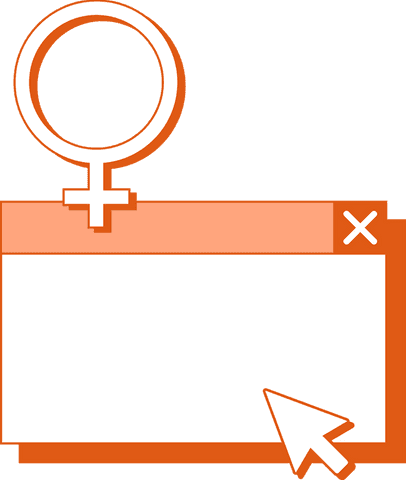 minimalistic ui with female symbol on transparent background - Download Free Stock Videos Pikwizard.com
