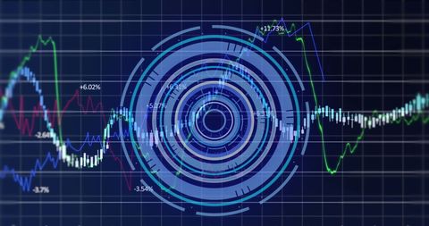 Digital Finance Analysis: Interactive Data Visualization on Screen - Download Free Stock Images Pikwizard.com