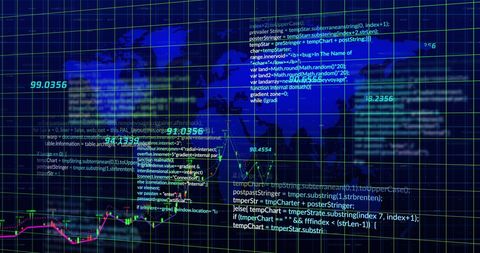 Global Data Processing Technology on Digital Grid - Download Free Stock Images Pikwizard.com